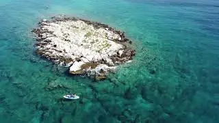 Sevid (Croatia / Chorvatsko) * SUP paddleboard trip from O&scaron;trica Mala to island &Scaron;koljič
