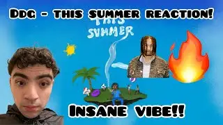 SMOOTH VIBES! DDG - THIS SUMMER (OFFICIAL AUDIO) REACTION!