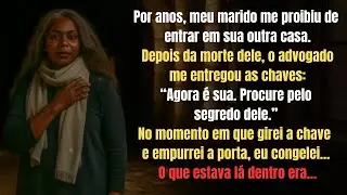 Meu marido me proibiu de entrar em sua casa secreta – depois que ele morreu, eu abri a porta e vi…