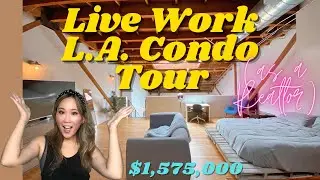 Creative Live Work Condo Tour in Los Angeles | Marina Del Rey - Venice $1,575,000