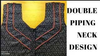 Double pipingNighty neck design