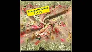 Latest trendy organza cut work sarees with price | party | celebrity wear #latestsareecollection