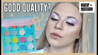 NEW MAKEUP OBSESSION CRYSTAL WAVES PALETTE 🌊 | SWATCHES, TUTORIAL & REVIEW | makeupwithalixkate
