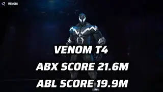 Venom T4 ABX & ABL SCORE [TRAINING MODE] | Marvel Future Fight