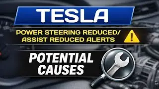 Возможные причины срабатывания системы помощи при рулевом управлении Tesla: предупреждения о сниж...