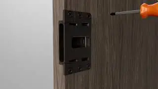 Salice Conecta с деревянным фасадом.  Держатель тип 5