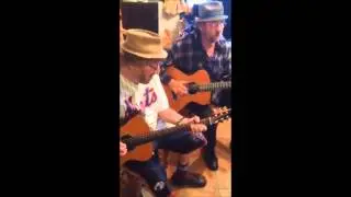 Chas and Dave with their new GG signature guitars