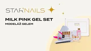 Sada Starnails Milk Pink Gel Set - Model&aacute;ž Gelem