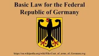 Basic Law for the Federal Republic of Germany
