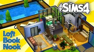 Sims 4 Speed Build: New Loft Book Nook Kit, Greenhouse Haven No CC | Ep7