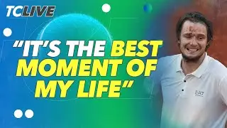 Alexander Bublik EMOTIONAL Reaction After Reaching 1st Major QF | 2025 Roland Garros | TC Live
