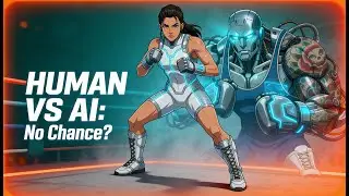 Human vs AI: The Last Boxer (Cyberpunk Anime Short)