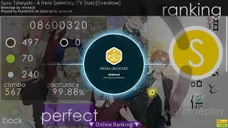 Kyonkichi's first 5* FC - [osu!catch] Syou Takeyaki - A Hero Someday (TV Size) (Overdose)