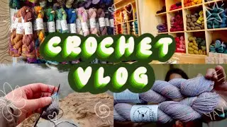 My FIRST Yarn Crawl | Major Yarn Haul And Traveling To Utah | Crochet Vlog