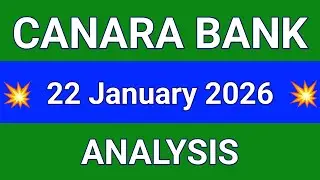 Canara Bank Share Technical Analysis | Canara Bank Share Price Today in Hindi | 22 January 2026
