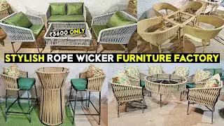 #wicker & #rope Furniture Manufacturer | #jhula #gardenfurniture | Outdoor Furniture At Factory Cost