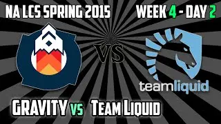 Gravity vs Team Liquid - Highlights - NA LCS Spring 2015 W4D2