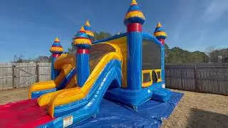 Melting Arctic Dual Lane | Water Slide Combo In Action | Joy Bounce House
