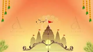 Ram Navami Celebrations | Temple & Dhanush Background &ndash; Divine Motion Video 1352