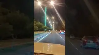 Night driving jubail to jafurah 🙂 Saudi 🇸🇦🇸🇦❤️#shortsfeed #dammam #atharkne #saudiarabia