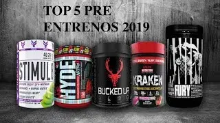 TOP 5 Pre entrenamientos 2019 por SupplementsNBodybuilding Reviews. 🔥💥