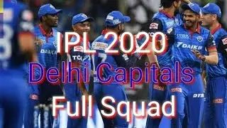 IPL 2020 Delhi capitals Full & Final Squad | Delhi Capitals Final Players list 2020