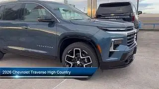 2026 Chevrolet Traverse High Country Sport Utility Brownsville  Harlingen  McAllen  Corpus Christi