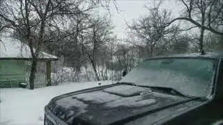 Snow Accumulation Time-Lapse on GMC Sierra 2500