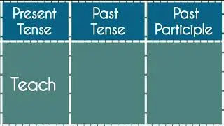 Teach -Present|Past|Past Participle Tense||Verb Forms in english v1 v2 v3