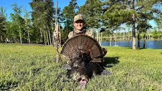 Carolina Pines Long Beard Goes Down! - Turkey Hunting