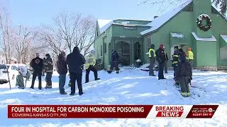 Gas leak inside Kansas City home sends 4 to the hospital, including 12-year-old
