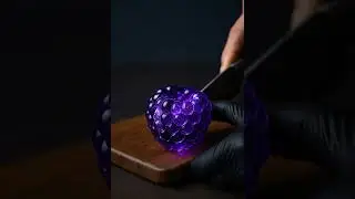 This Glass Raspberry Shattered PERFECTLY 💥 | #satisfyingcut