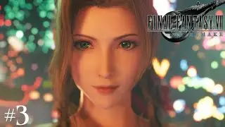 Final Fantasy VII Remake - Let's Play - Part 3 - The Town That Never Sleeps | Auralinus