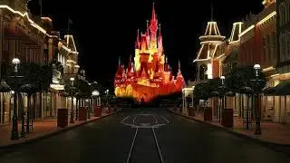 Main Street USA (Night Time Render) [no people]