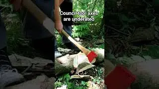 council tool have much nicer handles than swedish axes #axe #usa #bushcraft #wood