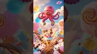 Lollipop Rain in Candy Chaos 🌈🧁🐙