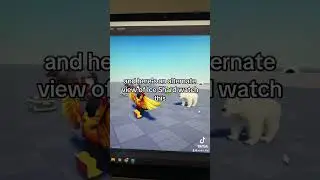 I Scripted An Actual Polar Bear.. #roblox
