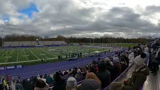 Western Mustangs Marching Band Pre-Game Field Show at the 2023 Yates Cup