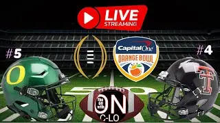 🔴Texas Tech Red Raiders vs Oregon Ducks CFP Orange Bowl. NCAA Football. Live Play by PLay Livestream