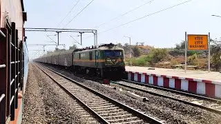 Intercity Train Skip Washimbe Railway Station | वाशिंबे रेल्वे स्टेशन | WASHIMBE | वाशिंबे