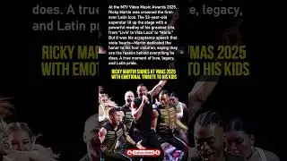 Ricky Martin Shines at VMAs 2025 With Emotional Tribute to His Kids
