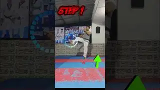 360 Round K.O🔥⚡#taekwondo #karate #tutorial #shorts #viral #trending #youtubeshorts #india #mma #yt