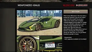 GTA 5 Online - Weaponized Ignus Customization Ep 39