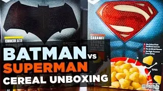 Watch us Unbox and Taste Batman and Superman Cereal