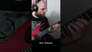 Opeth - Windowpane - Guitar solo cover