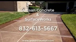 Elegant Driveway Resurfacing - Artisan Concrete & SurfaceWorks