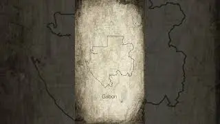 Gabon map drawing #shorts #map #gabon #drawing #zeichnen #artist