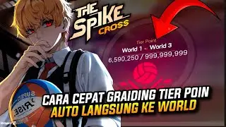 Auto Tier World! The Spike Volleyball Cross's Fastest Way to Tier Points