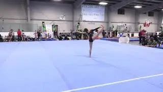 Ontario Gymnastics Championships 2019 Level 6 Age 12 B - Deadly Silence Floor Routine - oVERALL 9.7