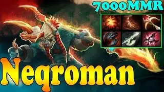 Dota 2 - Neqroman 7000 MMR Plays Huskar Vol 1 - Ranked Match Gameplay!